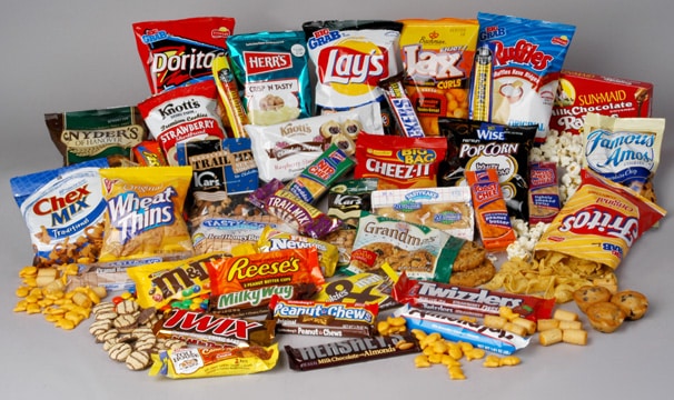 popular snack vending items