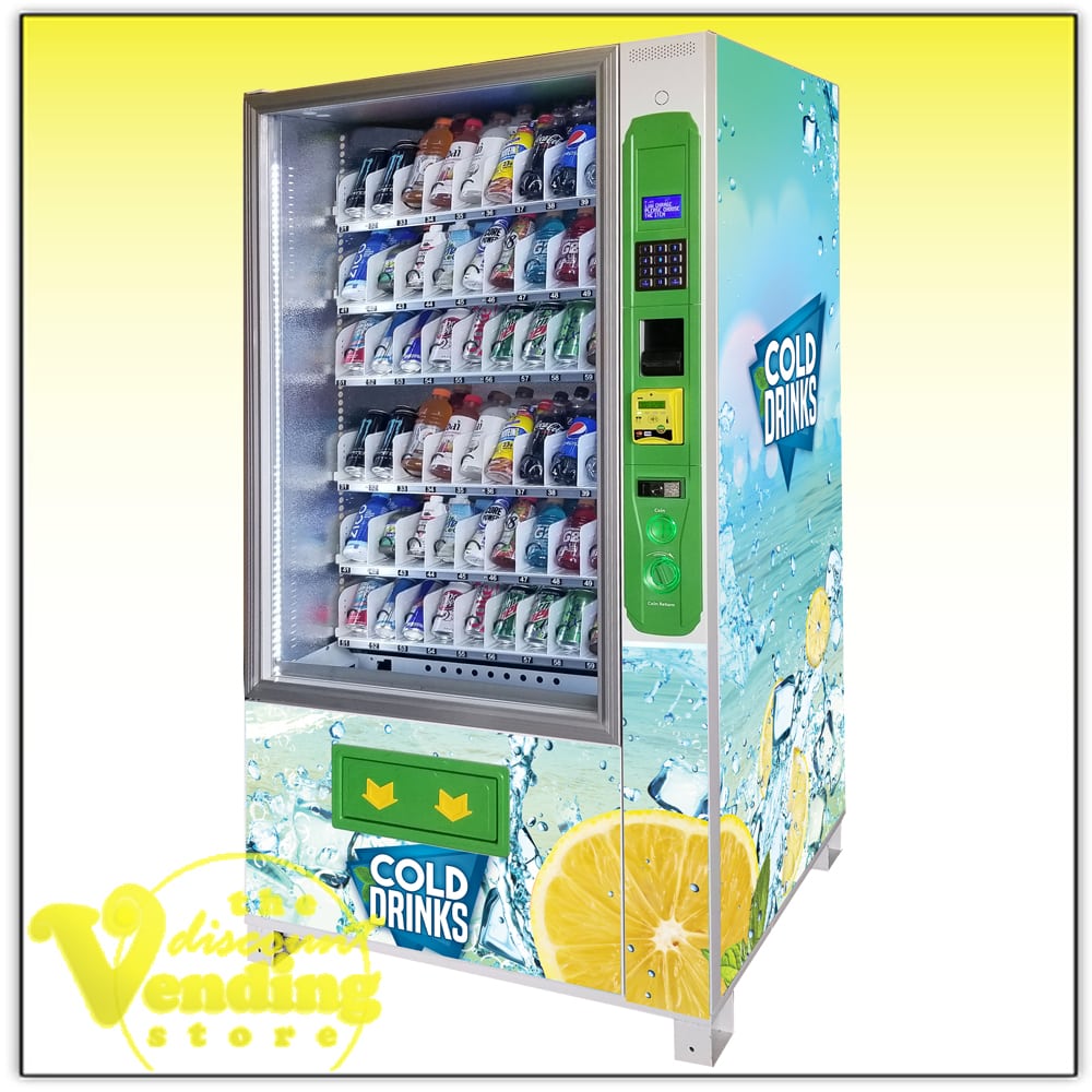 Duravend 60B Refrigerated Drink Vending Machine for Sale with Wrap