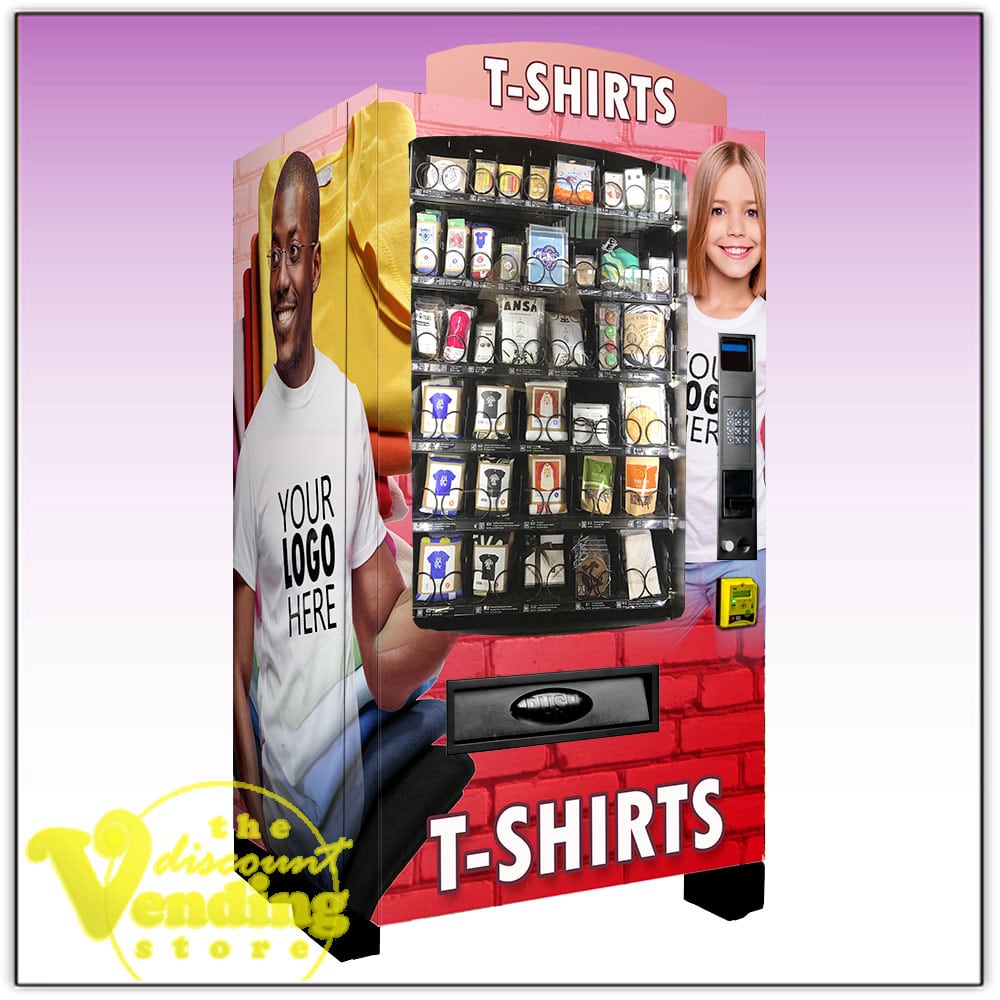 T Shirt Vending Machines - custom t shirt vending machine w custom wrap
