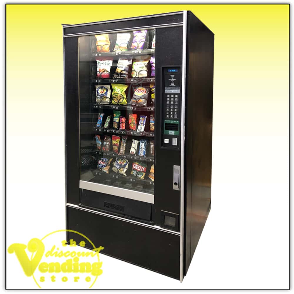 National 148 4-Wide Snack Vending Machine Photo