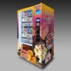 Snacks_To_GO_Duravend_40A_NEW_2024_-_Wrapped A 40A showing a variety of chips and candy bars inside of the machine and on the vinyl wrap covering it.